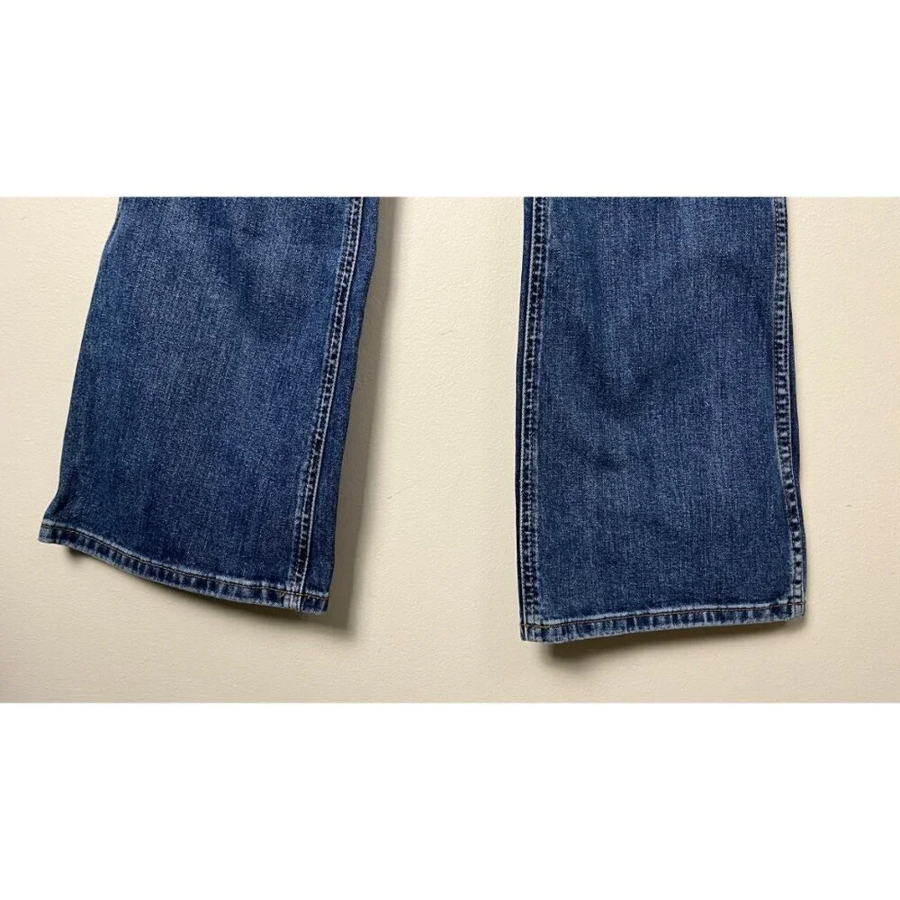 Wrangler + STAUD THE LOOSE JEAN FLARE BOOTCUT WESTERN JEANS 26 - Picture 4 of 10